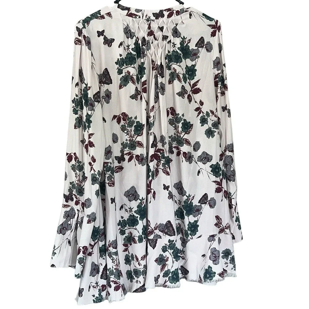 Free People‎ pebble crepe so fine smoked tunic top M - Picture 12 of 12